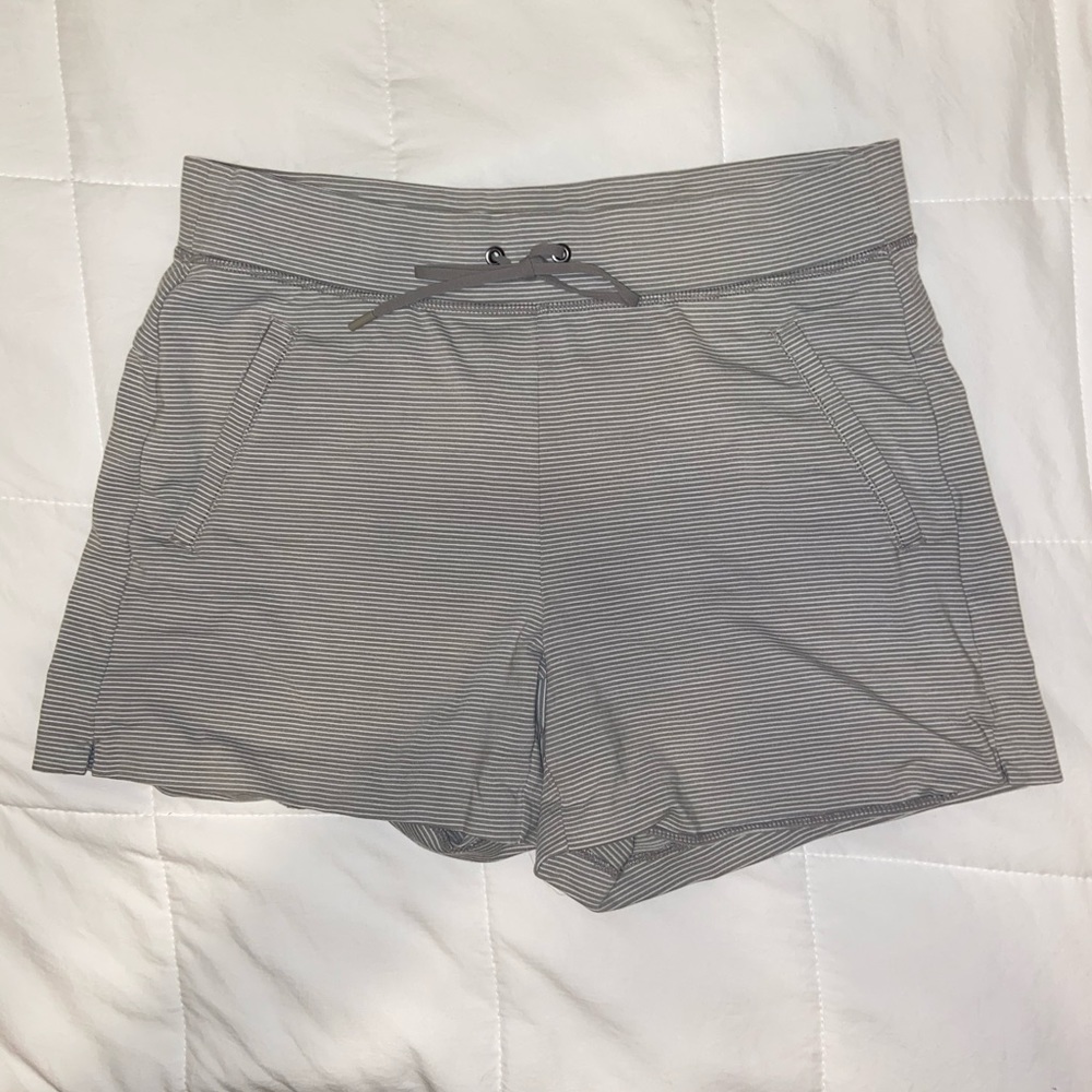 Striped athleta shorts